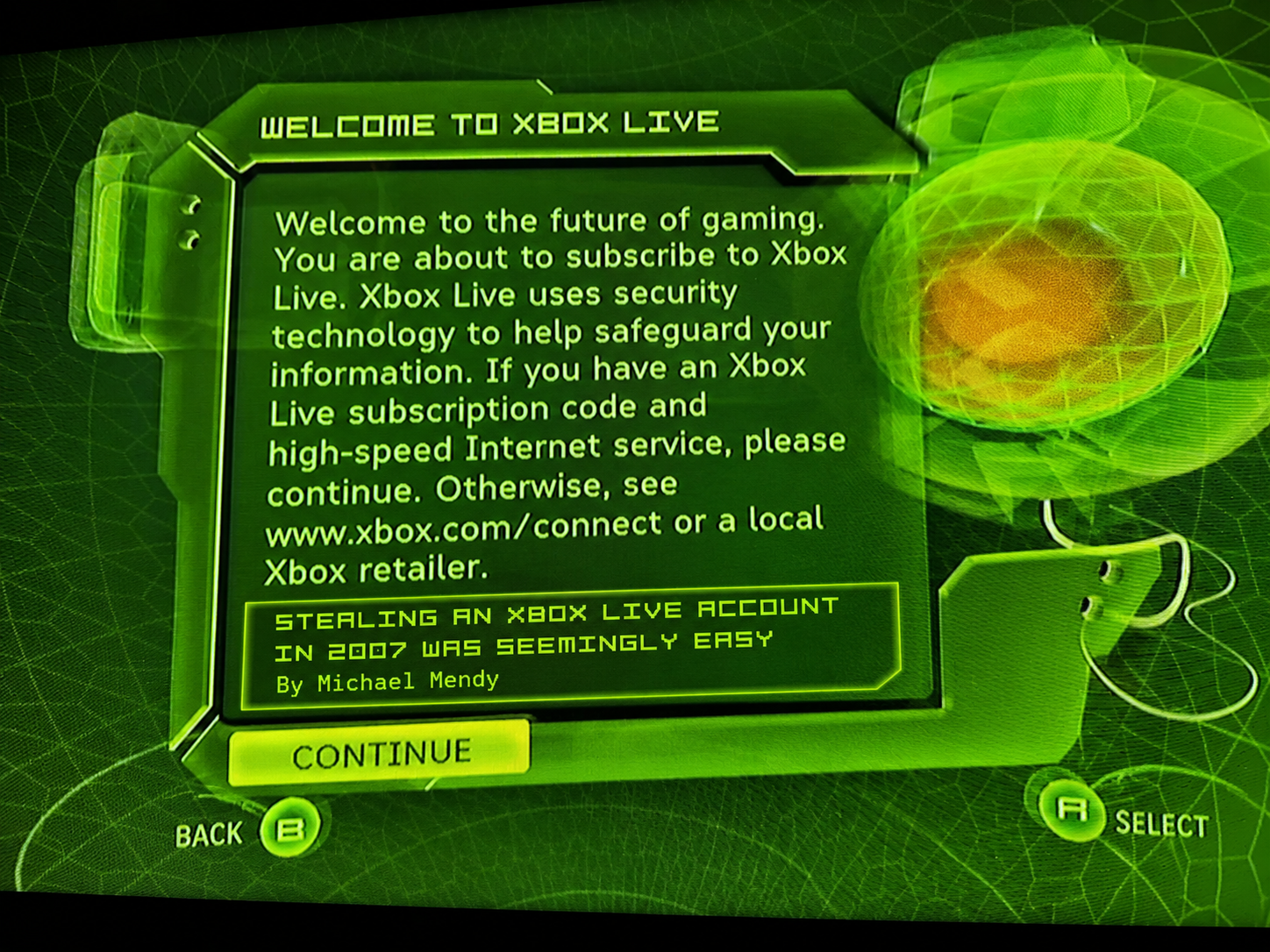 Stealing An Xbox Live Account In 2007 Was Easy